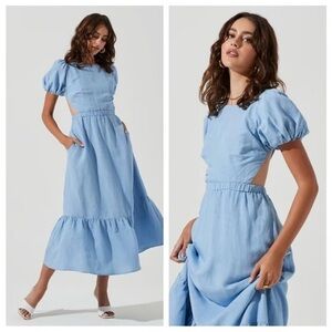 Astr the Label Jelena Puff Sleeve Dress